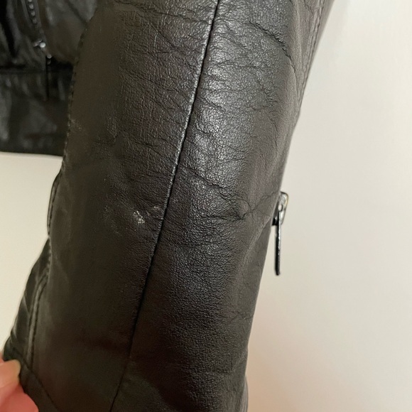 Vintage Hein Gericke Echt Leder Black Genuine Leather Motorcycle Jacket 38 - Picture 15 of 17